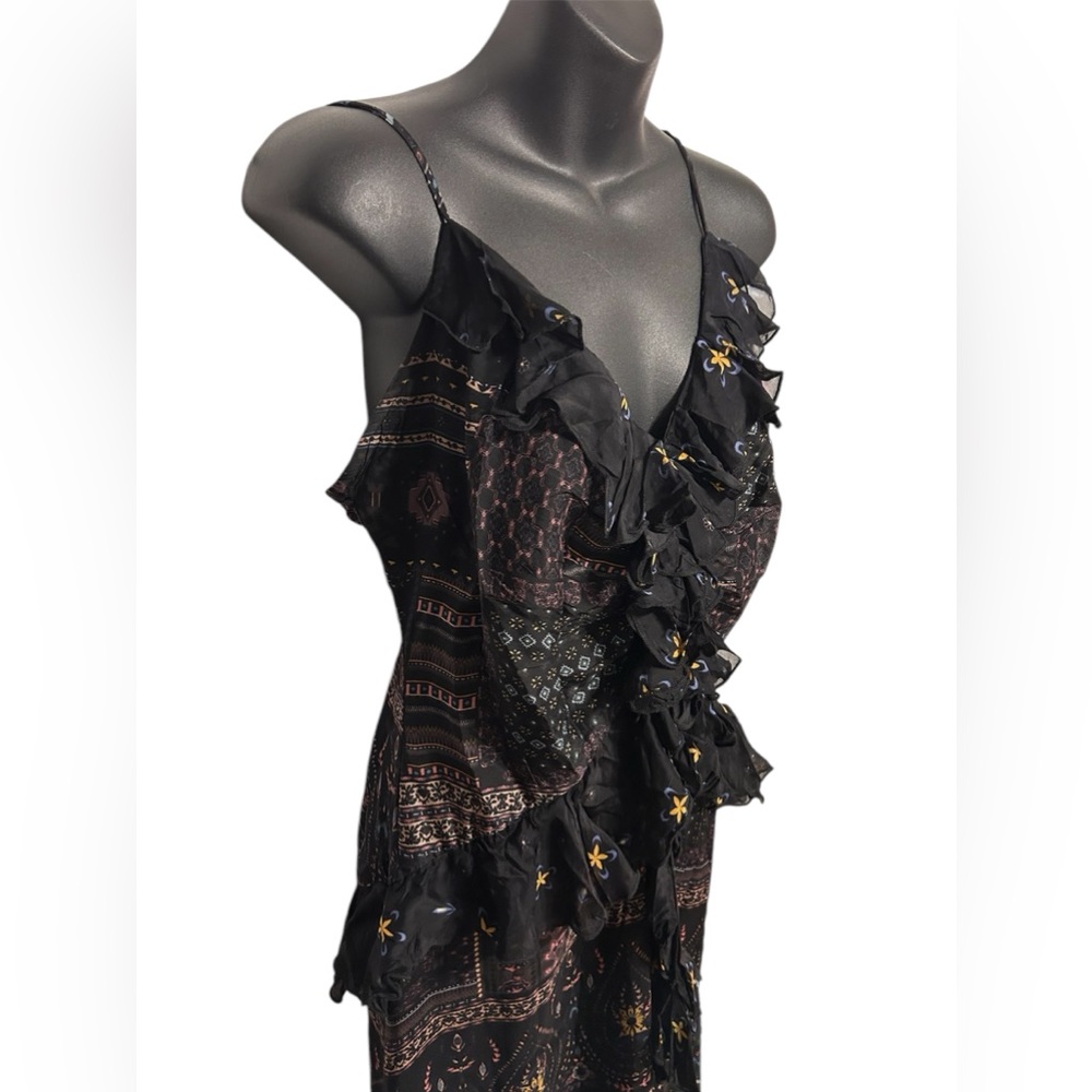 NWT Anthropologie Let Me Be floral maxi with ruffles - Picture 7 of 11